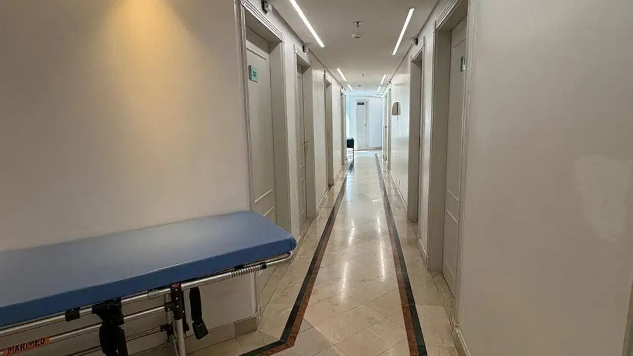 Circulação interna do conjunto médico